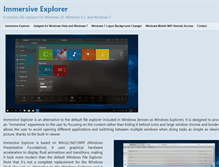 Tablet Screenshot of immersive-explorer.com